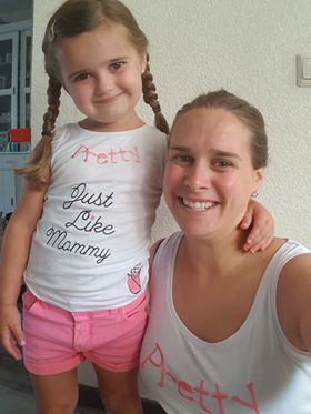 Just Like Mommy'z twinning set - Mummy and me matching tops - pretty just like mommy - twinning outfits
